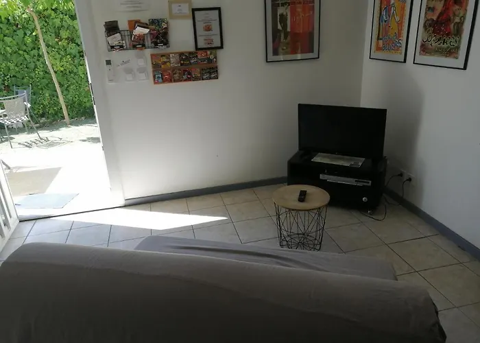 Petite Maison Et Son Jardinet En Village. * Puisserguier